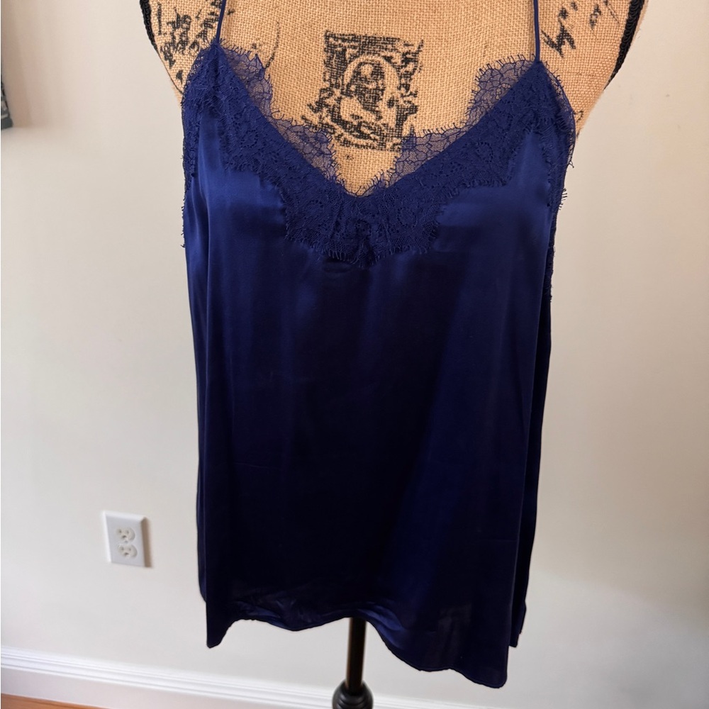 Cami NYC Deep Blue Camisole with Lace